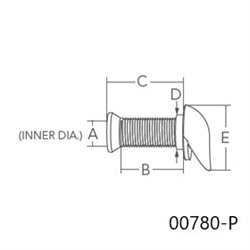 ΥΔΡΟΡΟΗ ΠΛΣ ΓΙΑ ΣΩΛΗΝΑ Φ17 mm ΜΕ ΙΝΟΧ  ΠΡΟΦΙΛ & ΤΑ