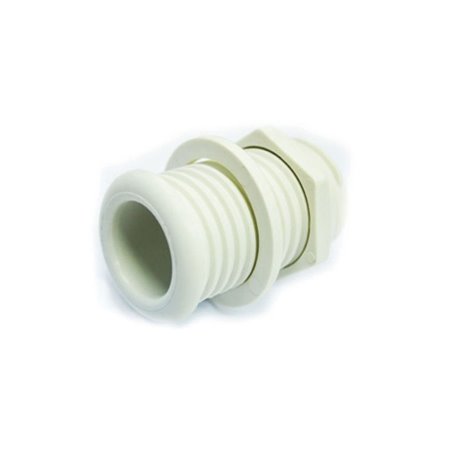 ΥΔΡΟΡΟΗ ΠΛΑΣΤΙΚΗ ΣΠΕΙΡΩΜΑΤΟΣ Φ25 mm L62mm ΛΕΥΚΟ