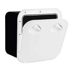 TOP LINE Θυρίδα Αποθήκευσης με Kλειδαριά, Γκρί, 370x375mm