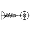 Cross recessed flat head tapping screw 3,5x9,5 mm Inox 316 DIN 7982 / ISO 7050