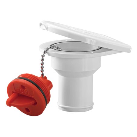 Plastic Deck Filler Ø38mm for Water, Flip Top