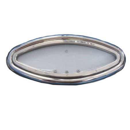 ΦΙΝΙΣΤΡΙΝΙ ΜΑΤΙ  INOX ΕΣ.ΔΙΑΣΤ.457χ198 mm