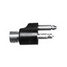 Tank Male Connector 1/4'' NPT Barb OMC/JOH/EVI. Eng.