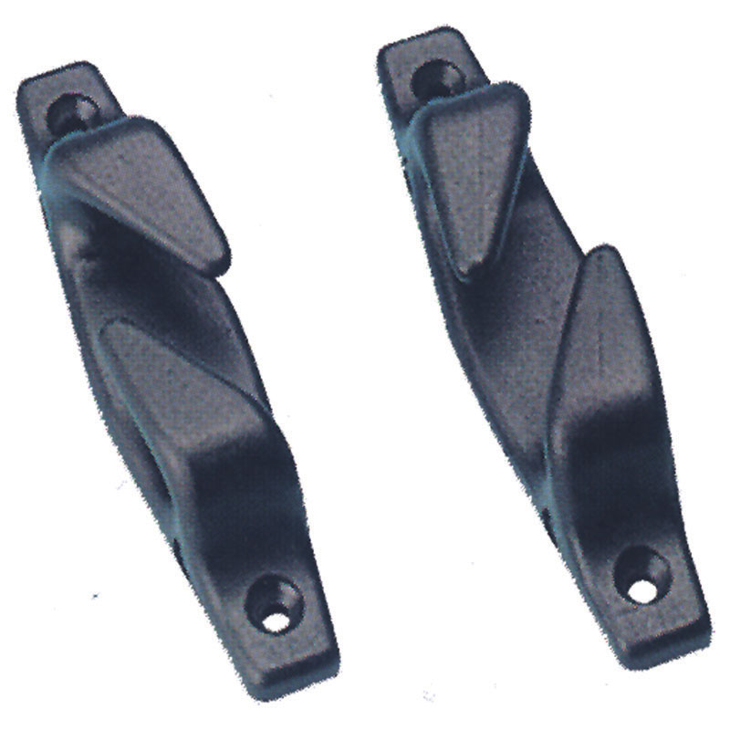 Fairlead Handed Polyamide, Pair L+R, 160x25mm, Black