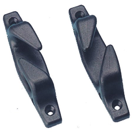 Fairlead Handed Polyamide, Pair L+R, 160x25mm, Black