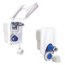 Case f/Electric Power Shore Center 32A/220V, White