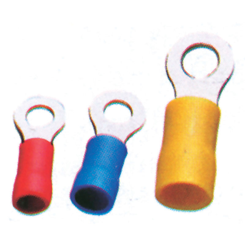 Ring Connector, Diam. 5.3mm, red, for 0,25-1,5mm2 wire (40 pcs)
