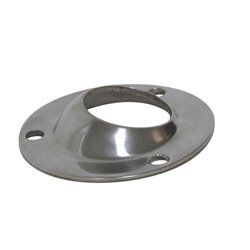 Βάση στρογγυλή 60°, Inox 316, ø Ρελ.25mm, ø Βάσης 57mm