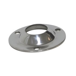 Βάση Στρογγυλή, 90°, Inox 316, ø25mm, ø Βάσης 57mm