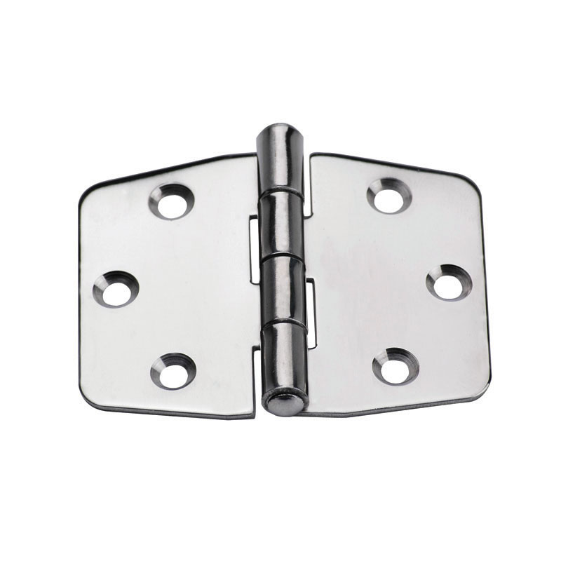 Hinge, Right, Inox 316, L77mm, W40mm, Thickness 2mm