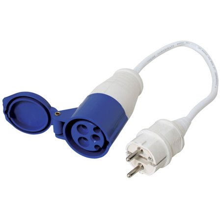 Μπαλαντέζα με πρίζα Schuko   Φις θηλυκό 16A, 220-240V, με καλώδιο 30cm