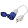 Μπαλαντέζα με πρίζα Schuko   Φις θηλυκό 16A, 220-240V, με καλώδιο 30cm