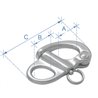 Μουσκέτο ''Snap Shackle'', με μάτι, Inox 316, Νο 3