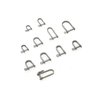 Κλειδί ναυτικό, σε σχήμα U, διάμ. 5mm, B 16mm, H 25mm