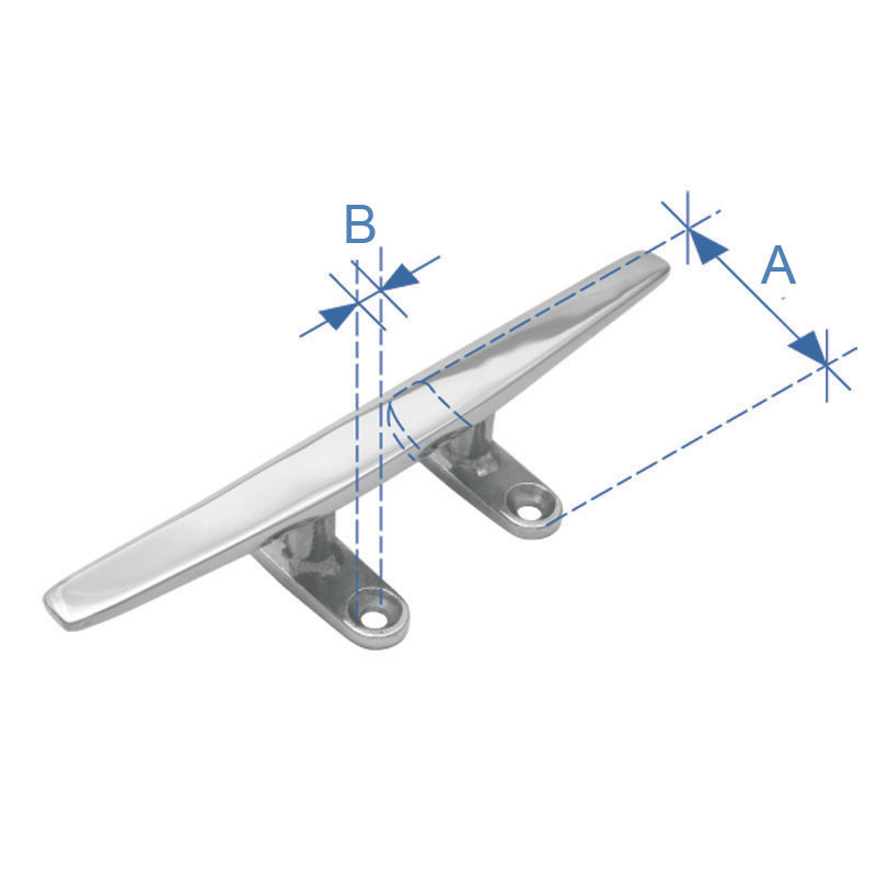Δέστρα Επίπεδη, Χαμηλή, Inox 316, 203,2mm (8)