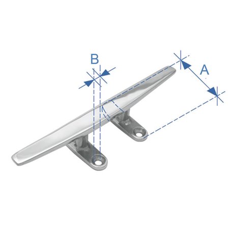 Δέστρα Επίπεδη, Χαμηλή, Inox 316, 203,2mm (8)
