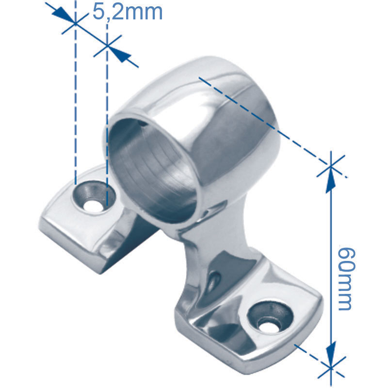 Σύνδεσμος Ενδιάμεσος, για ρέλι, 90°, Inox 316, 25mm (1)