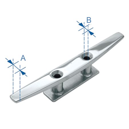 Blue Water Cleat, Inox 316, 203mm (8)