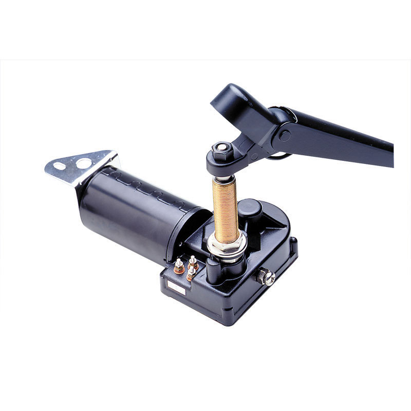 Heavy duty wiper motor 12V, w/2-1/3'' threaded shaft (screw-on type), 83o