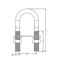 ΔΕΣΤΡΑ ΤΥΠΟΥ "V" ΙΝΟΧ L150xW50mm
