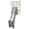 Outboard Bracket, Adjustable, w/plastic pad, Inox 316,  for engines up to 20kg/8HP