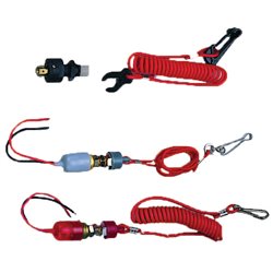 Διακόπτης Ασφ. Kill Switch με Σπιράλ, 12V-15A