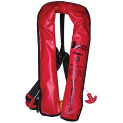 LALIZAS Infl.Lifejacket Adv.Lamda,Auto,330N,w/Sprayhood Crotch Strap,SOLAS/MED
